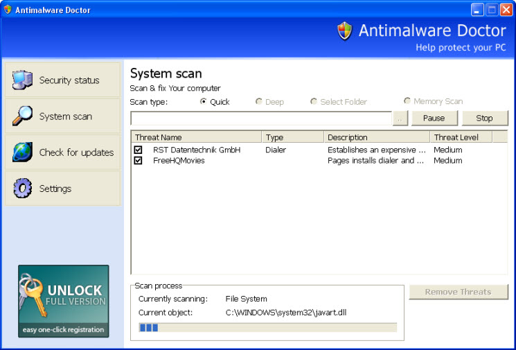 antimalware_doctor_scan